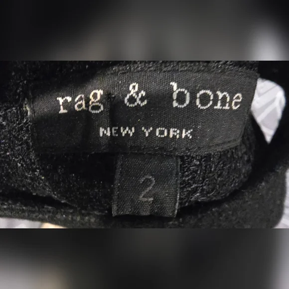 Rag & Bone Sleeveless Wool Blend Mesh Mini Dress Size 2 - Picture 6 of 7